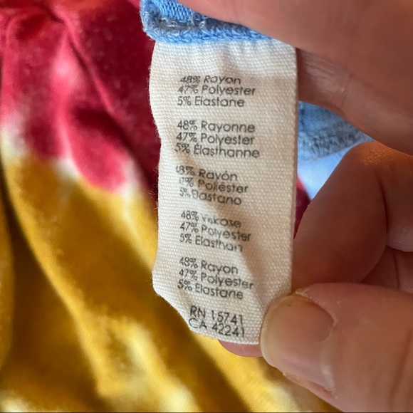 PJ SALVAGE Tie Dye Sweatshirt Size Medium - Picture 6 of 8